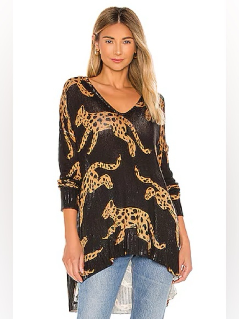 Show Me Your Mumu Mucci Cat Hug Me Oversized Sweater Sz S